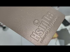 Sơn phun tĩnh điện ánh kim Champagne Brown với hiệu ứng sang trọng cho thang máy