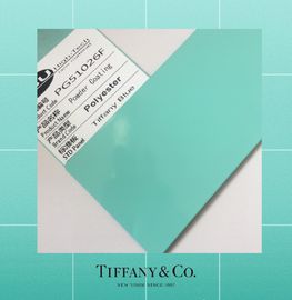RAL Colors Epoxy Powder Paint 10% Matte Tiffany Co Blue Sử dụng trong nhà &amp;amp; ngoài trời