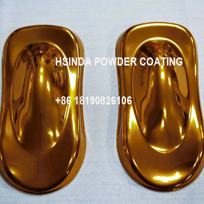 Màu sắc vàng Chrome sáng bóng mờ điện tĩnh phun sơn bột phủ