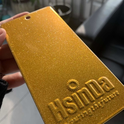 Chrome Gold Sparkle Metallic Electrostatic Powder Coating cho đồ nội thất Sơn thiết bị thuyền