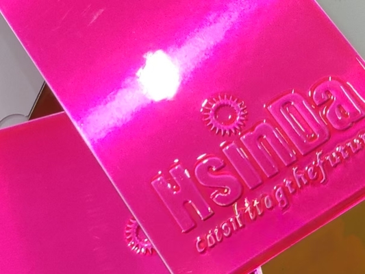 Độ sáng cao thermosting Candy Pink Powder Coating cho các điểm nhấn trang trí