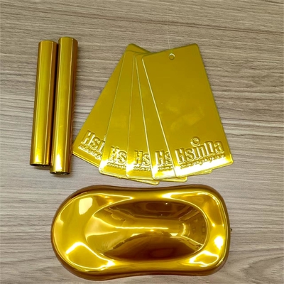 Lớp phủ bột vàng kính bóng mượt thermoresist cho tác phẩm điêu khắc và bánh xe bóng cao