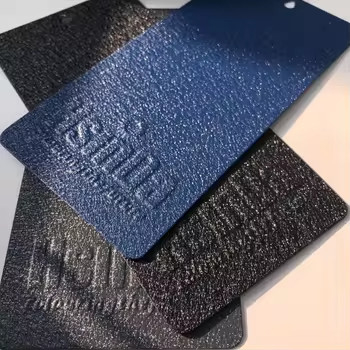 Hsinda Epoxy Polyester Powder Coating chống trầy xước Ral Màu sắc da kết cấu Sơn xịt