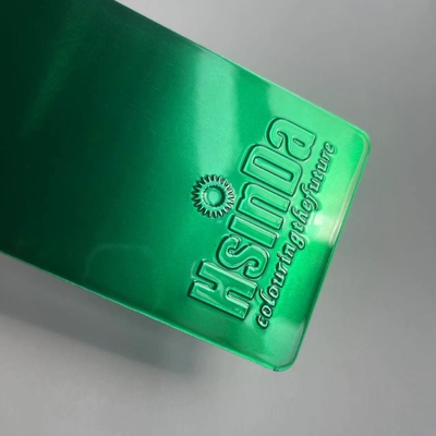 Candy Green sáng bột phủ hiệu ứng mịn dễ làm sạch cho xe hơi phần sơn piano