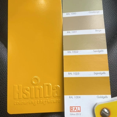 Ral 1003 Signal Yellow Powder Coating Dễ dàng làm sạch cho khung xe đạp Xe đạp xe buýt tùy chỉnh