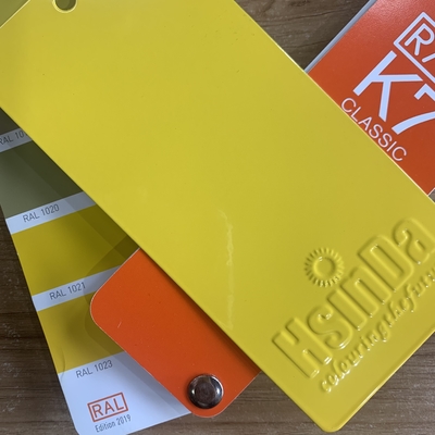 Chứng nhận ROHS REACH RAL1023 Traffic Yellow Powder Coating Spray Paint cho các thiết bị gia dụng