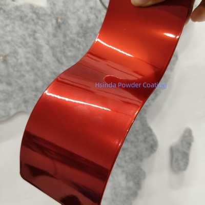 Màu sơn phủ bột polyester màu đỏ cho lớp phủ kim loại